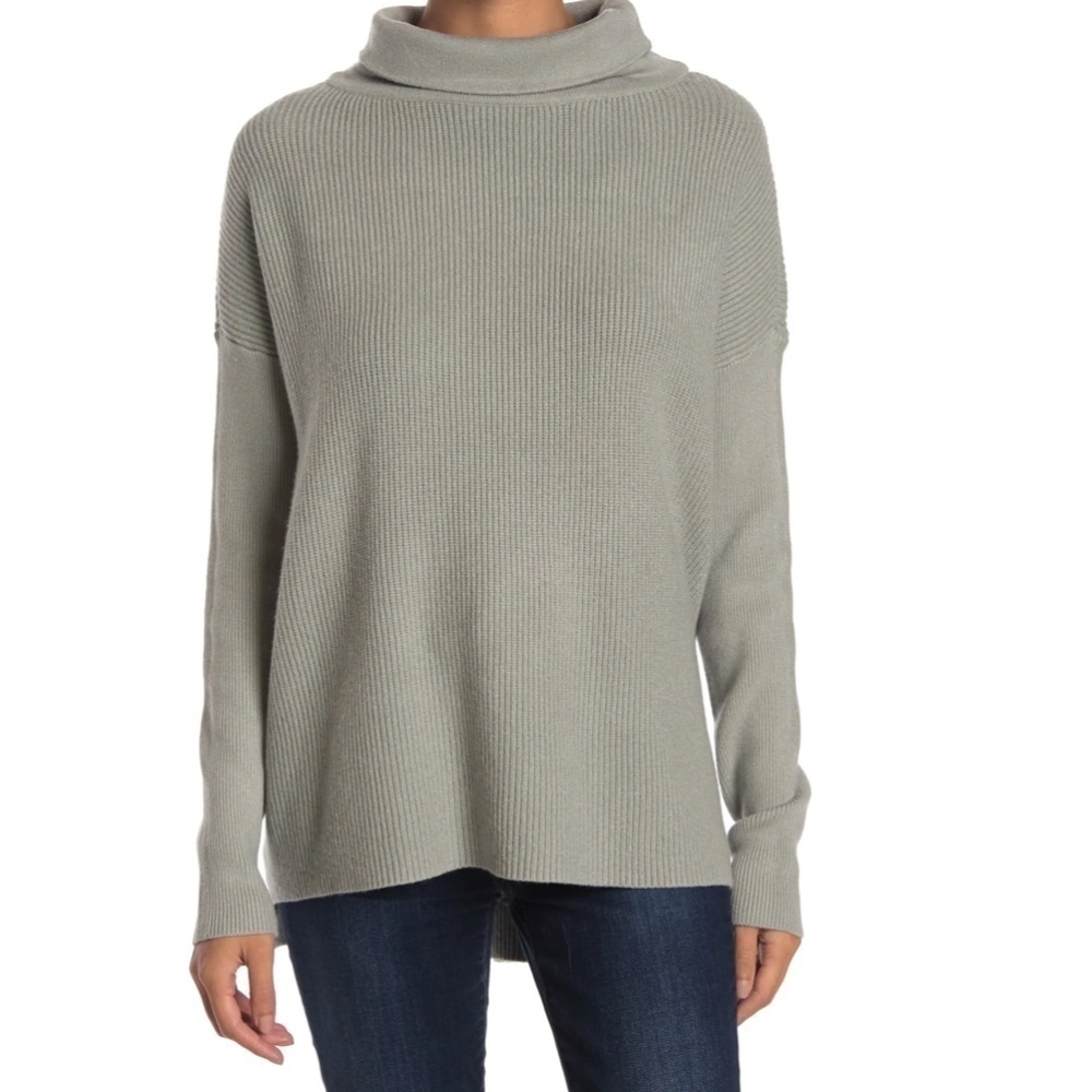 Devotion by Cyrus Cowlneck Ribbed Tunic Sweater